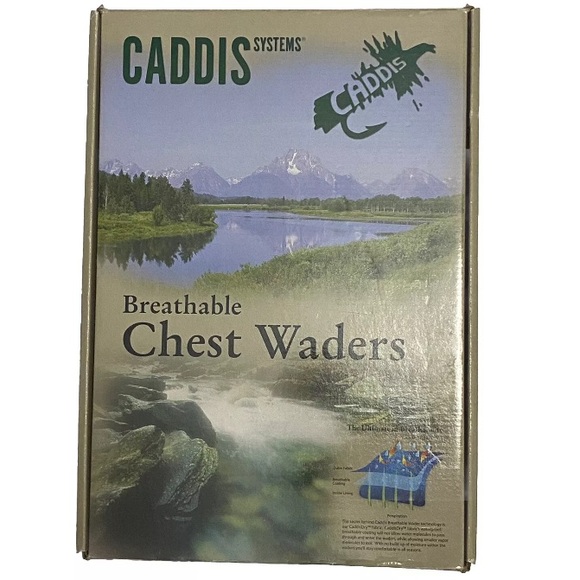 Caddis Neoprene Stockingfoot Chest Waders Youth Large CA5906W - Picture 4 of 15